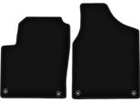 Wielganizator Tappetini Anteriori In Velluto Per Ford Galaxy MK1 (1995-2006, Minivan) Neri, Set 2 Pz, Con Fissaggi