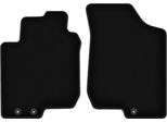 Wielganizator Tappetini Anteriori In Velluto Per Kia Cee`D I (2006-2012, Hatchback, Sw, Station Wagon, Coupé) Neri, Set 2 Pz, Con Fissaggi