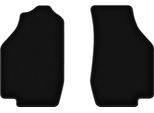 Wielganizator Tappetini Anteriori In Velluto Per Honda Civic Iii (1983-1987, Hatchback) Neri, Set 2 Pz, Con Fissaggi