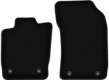 Wielganizator Tappetini Anteriori In Velluto Per Audi A1 8X (2010-, Hatchback) Neri, Set 2 Pz, Con Fissaggi