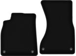 Wielganizator Tappetini Anteriori In Velluto Per Audi A7 (2011-, Coupé, Sportback) Neri, Set 2 Pz, Con Fissaggi
