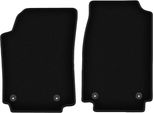 Wielganizator Tappetini Anteriori In Velluto Per Audi 100 C4 (1991-1994, Avant, Station Wagon, Berlina) Neri, Set 2 Pz, Con Fissaggi