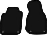 Wielganizator Tappetini Anteriori In Velluto Per Audi A6 C5 (1997-2005, Avant, Station Wagon, Berlina, Quattro, Allroad) Neri, Set 2 Pz, Con Fissaggi