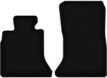 Wielganizator Tappetini Anteriori In Velluto Per Bmw 5 F11 (2010-2013, Station Wagon) Neri, Set 2 Pz, Con Fissaggi