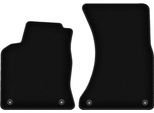 Wielganizator Tappetini Anteriori In Velluto Per Audi Q5 I (2008-2017, Suv) Neri, Set 2 Pz, Con Fissaggi