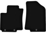 Wielganizator Tappetini Anteriori In Velluto Per Kia Rio Iii Ub (2011-2017, Hatchback) Neri, Set 2 Pz, Con Fissaggi