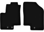 Wielganizator Tappetini Anteriori In Velluto Per Hyundai Ix20 (2010-2018, Minivan) Neri, Set 2 Pz, Con Fissaggi