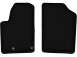 Wielganizator Tappetini Anteriori In Velluto Per Citroen Berlingo I (1996-2010, Furgoncino, Multispace) Neri, Set 2 Pz, Con Fissaggi