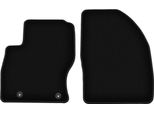 Wielganizator Tappetini Anteriori In Velluto Per Ford Focus MK2 (2004-2011, Station Wagon, Berlina, Hatchback) Neri, Set 2 Pz, Con Fissaggi
