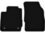 Wielganizator Tappetini Anteriori In Velluto Per Ford Fiesta MK7 (2011-2017, Hatchback) Neri, Set 2 Pz, Con Fissaggi