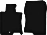 Wielganizator Tappetini Anteriori In Velluto Per Honda Accord Viii (2008-2015, Berlina, Station Wagon, Tourer) Neri, Set 2 Pz, Con Fissaggi