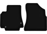 Wielganizator Tappetini Anteriori In Velluto Per Citroen Berlingo Ii (2008-2018, Furgoncino, Multispace, 5 Posti) Neri, Set 2 Pz, Con Fissaggi