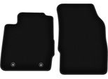 Wielganizator Tappetini Anteriori In Velluto Per Ford Fiesta MK7 (2008-2011, Hatchback) Neri, Set 2 Pz, Con Fissaggi