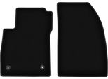 Wielganizator Tappetini Anteriori In Velluto Per Opel Mokka (2012-2016, Crossover) Neri, Set 2 Pz, Con Fissaggi
