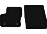 Wielganizator Tappetini Anteriori In Velluto Per Ford Transit Connect (2013-2017, Furgone) Neri, Set 2 Pz, Con Fissaggi