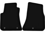 Wielganizator Tappetini Anteriori In Velluto Per Dodge Challenger Iii (2008-, Coupé) Neri, Set 2 Pz, Con Fissaggi