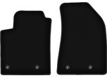 Wielganizator Tappetini Anteriori In Velluto Per Fiat Bravo Ii (2007-2012, Hatchback) Neri, Set 2 Pz, Con Fissaggi