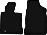 Wielganizator Tappetini Anteriori In Velluto Per Chrysler Pt Cruiser (2000-2010, Cabrio, Hatchback) Neri, Set 2 Pz, Con Fissaggi