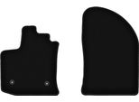 Wielganizator Tappetini Anteriori In Velluto Per Dacia Lodgy (2012-, Minivan) Neri, Set 2 Pz, Con Fissaggi