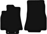 Wielganizator Tappetini Anteriori In Velluto Per Mercedes B- Klasa W245 (2005-2011, Hatchback) Neri, Set 2 Pz, Con Fissaggi