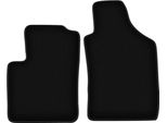 Wielganizator Tappetini Anteriori In Velluto Per Lancia Ypsilon Iii (2011-, Hatchback) Neri, Set 2 Pz, Con Fissaggi
