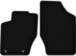 Wielganizator Tappetini Anteriori In Velluto Per Peugeot 307 (2001-2009, Hatchback, Station Wagon, Sw) Neri, Set 2 Pz, Con Fissaggi