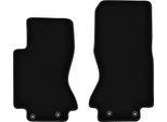 Wielganizator Tappetini Anteriori In Velluto Per Jaguar S-Type X204 (2002-2008, Berlina) Neri, Set 2 Pz, Con Fissaggi