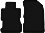 Wielganizator Tappetini Anteriori In Velluto Per Honda Civic Vii (2001-2005, Berlina) Neri, Set 2 Pz, Con Fissaggi