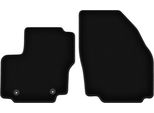 Wielganizator Tappetini Anteriori In Velluto Per Ford Galaxy MK2 (2006-2011, Minivan) Neri, Set 2 Pz, Con Fissaggi