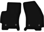 Wielganizator Tappetini Anteriori In Velluto Per Ford Mondeo MK3 (2001-2007, Station Wagon, Liftback, Berlina) Neri, Set 2 Pz, Con Fissaggi