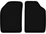 Wielganizator Tappetini Anteriori In Velluto Per Lancia Ypsilon I (1996-2003, Hatchback) Neri, Set 2 Pz, Con Fissaggi