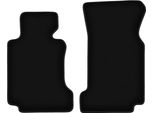Wielganizator Tappetini Anteriori In Velluto Per Bmw 7 E38 (1994-2001, Berlina) Neri, Set 2 Pz, Con Fissaggi