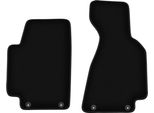 Wielganizator Tappetini Anteriori In Velluto Per Audi 80 B5 (1994-2000, Cabriolet) Neri, Set 2 Pz, Con Fissaggi