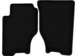 Wielganizator Tappetini Anteriori In Velluto Per Kia Sorento I (2003-2009, Suv) Neri, Set 2 Pz, Con Fissaggi