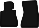 Wielganizator Tappetini Anteriori In Velluto Per Bmw 7 E65 (2001-2008, Berlina) Neri, Set 2 Pz, Con Fissaggi