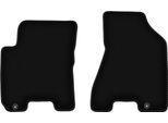 Wielganizator Tappetini Anteriori In Velluto Per Kia Sportage Ii (2004-2010, Suv) Neri, Set 2 Pz, Con Fissaggi