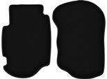 Wielganizator Tappetini Anteriori In Velluto Per Ford Escort MK7 (1995-2002, Hatchback, Station Wagon) Neri, Set 2 Pz, Con Fissaggi