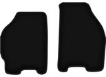 Wielganizator Tappetini Anteriori In Velluto Per Fiat Punto Ii (1999-2010, Hatchback) Neri, Set 2 Pz, Con Fissaggi