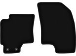 Wielganizator Tappetini Anteriori In Velluto Per Chevrolet Evanda (2006-2012, Berlina) Neri, Set 2 Pz, Con Fissaggi