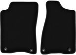 Wielganizator Tappetini Anteriori In Velluto Per Audi 80 B3 (1986-1991, Berlina) Neri, Set 2 Pz, Con Fissaggi