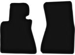 Wielganizator Tappetini Anteriori In Velluto Per Bmw 7 E66 (2001-2008, Berlina Lunga) Neri, Set 2 Pz, Con Fissaggi