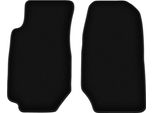 Wielganizator Tappetini Anteriori In Velluto Per Ford Granada (1972-1985, Berlina) Neri, Set 2 Pz, Con Fissaggi