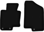 Wielganizator Tappetini Anteriori In Velluto Per Kia Optima Iii Tf (2010-2015, Berlina) Neri, Set 2 Pz, Con Fissaggi