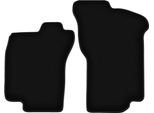 Wielganizator Tappetini Anteriori In Velluto Per Lancia Delta Ii (1993-1999, Hatchback) Neri, Set 2 Pz, Con Fissaggi