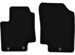 Wielganizator Tappetini Anteriori In Velluto Per Kia Rio Ii De (2005-2011, Hatchback) Neri, Set 2 Pz, Con Fissaggi