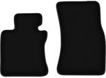 Wielganizator Tappetini Anteriori In Velluto Per Bmw 6 E64 (2003-2010, Cabriolet) Neri, Set 2 Pz, Con Fissaggi