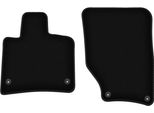 Wielganizator Tappetini Anteriori In Velluto Per Audi Q7 I 4L (2005-2015, Suv) Neri, Set 2 Pz, Con Fissaggi