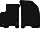 Wielganizator Tappetini Anteriori In Velluto Per Daewoo Kalos (2002-2011, Hatchback, Berlina) Neri, Set 2 Pz, Con Fissaggi