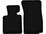 Wielganizator Tappetini Anteriori In Velluto Per Bmw Z4 E85 (2002-2008, Cabriolet) Neri, Set 2 Pz, Con Fissaggi
