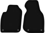 Wielganizator Tappetini Anteriori In Velluto Per Audi A6 C5 Fl (2001-2004, Berlina, Station Wagon, Avant) Neri, Set 2 Pz, Con Fissaggi